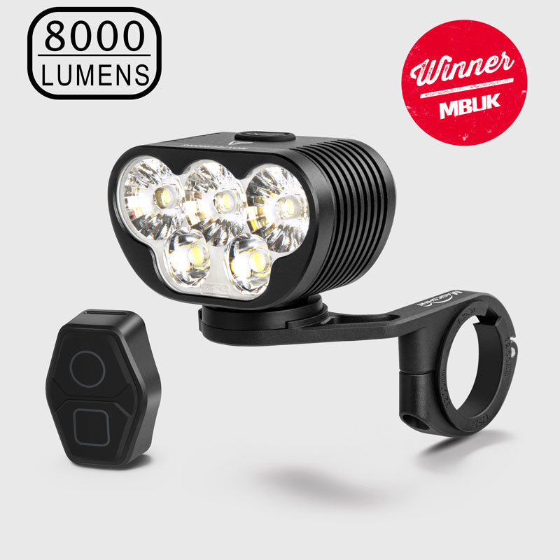 MONTEER 8000S GALAXY V2.0 Remote MTB Light for Night Riding - Magicshine Store